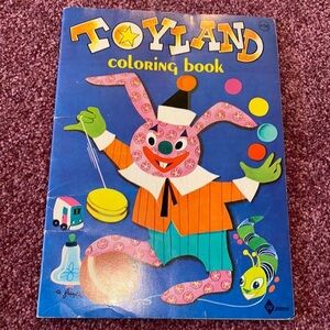 Toyland Vintage coloring book